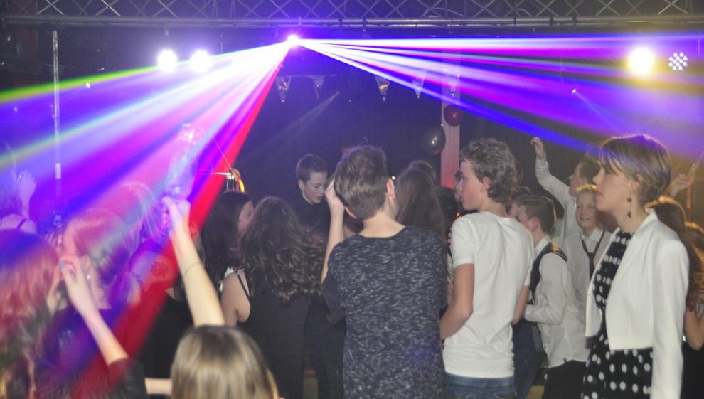 lichtshow spectaculair schoolfeest